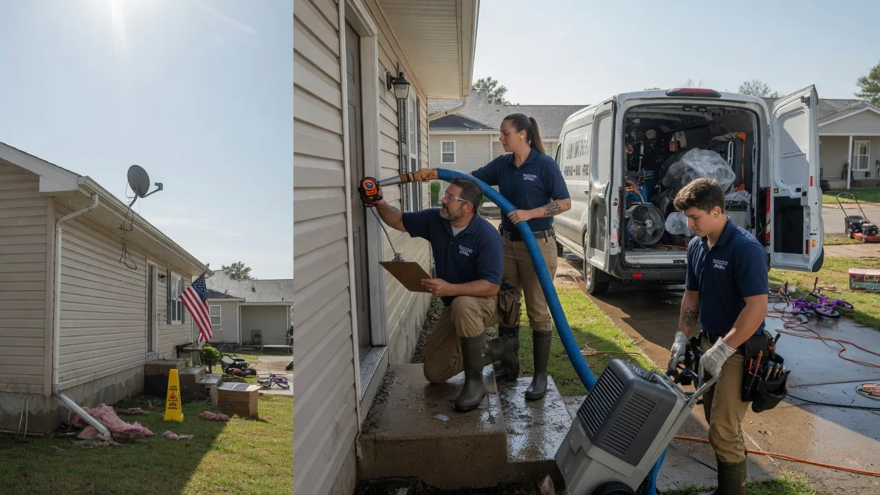 Ceiling Water Damage Restoration in Combs, KY near me